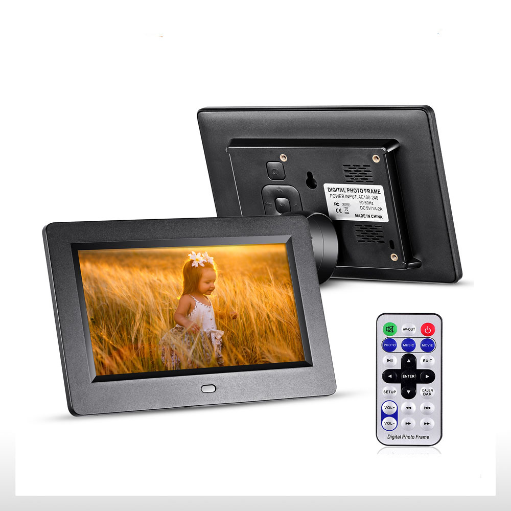 7 inch digital picture frame support 1080P HD Solution Flickr