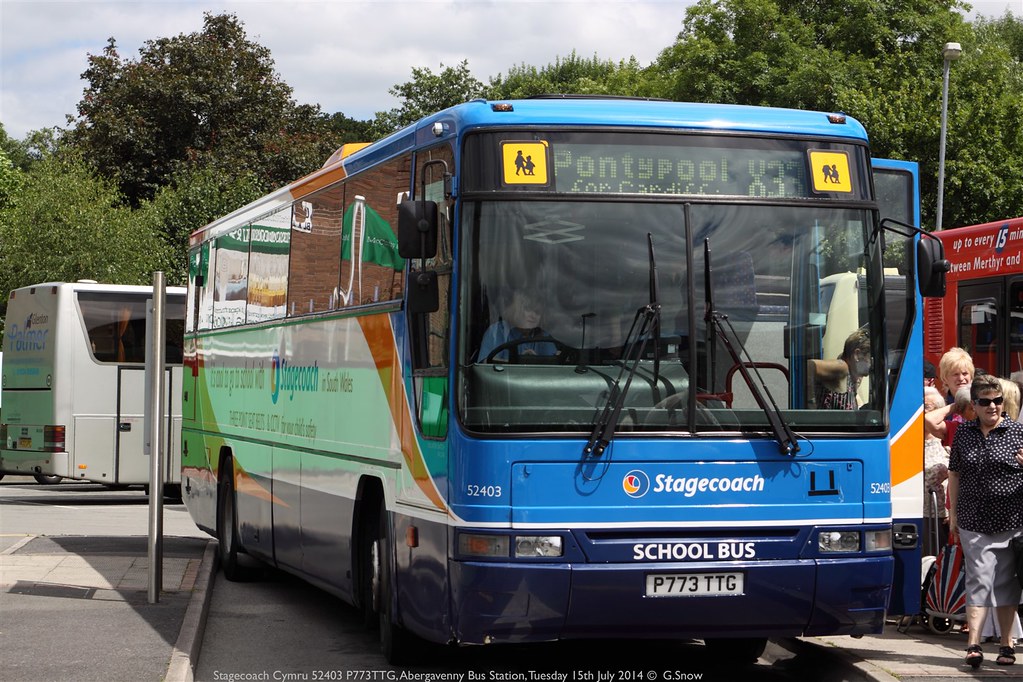 Stagecoach Cymru 52403 P773TTG Abergavenny Bus Station Tue… Flickr