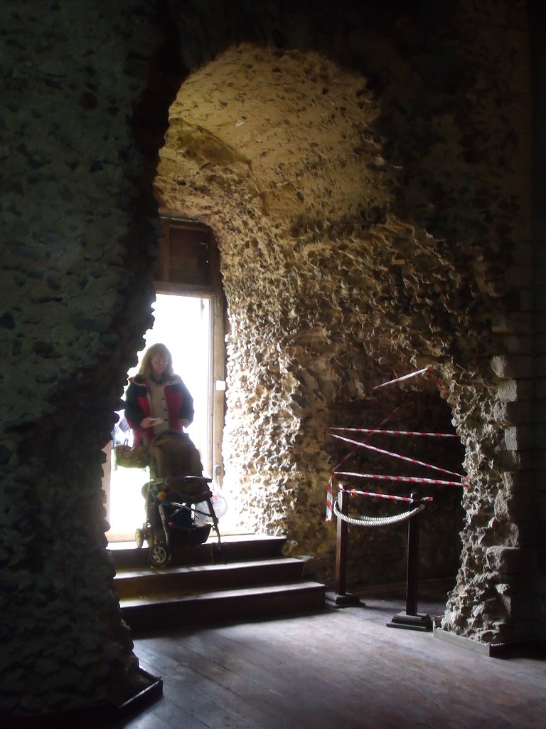 Entrance to the castle basement Hedingham Castle Gerry Morris Flickr