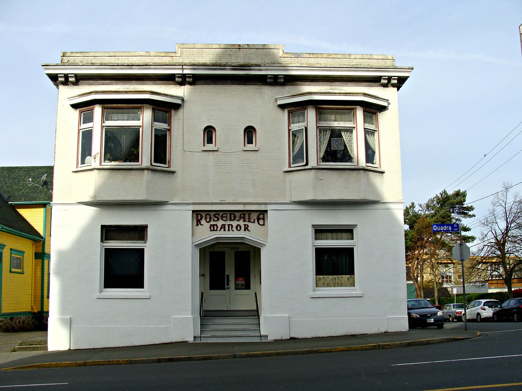 Rosedale Manor Classic Apartment Building on Quadra street… Flickr