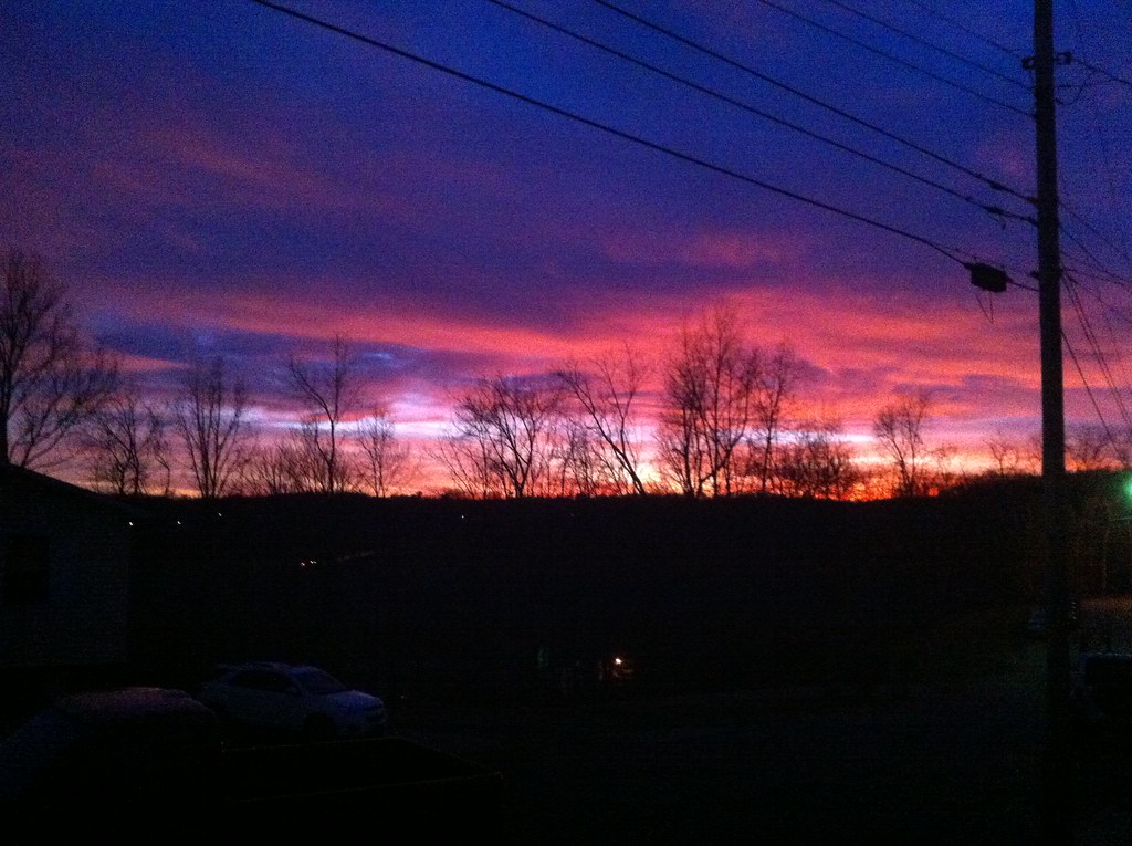 Sunset near Lubeck, WV Sunset from Monday evening near Lub… Flickr