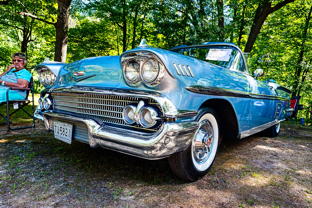1958 Chevrolet Impala 2016 Deer Acres car show at Pinconni… Flickr