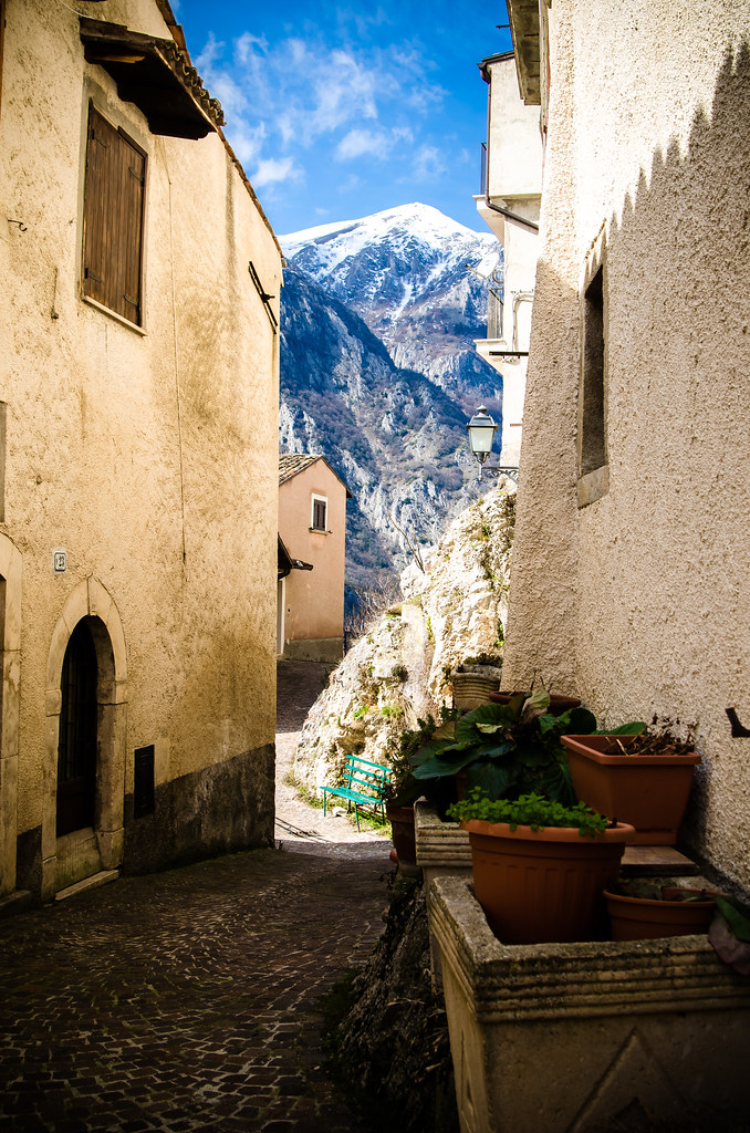 Castrovalva Little mountain Village in Abruzzo Italy Luca Di