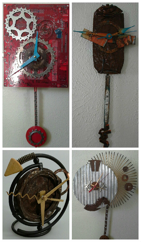 Recycled Clocks Flickr