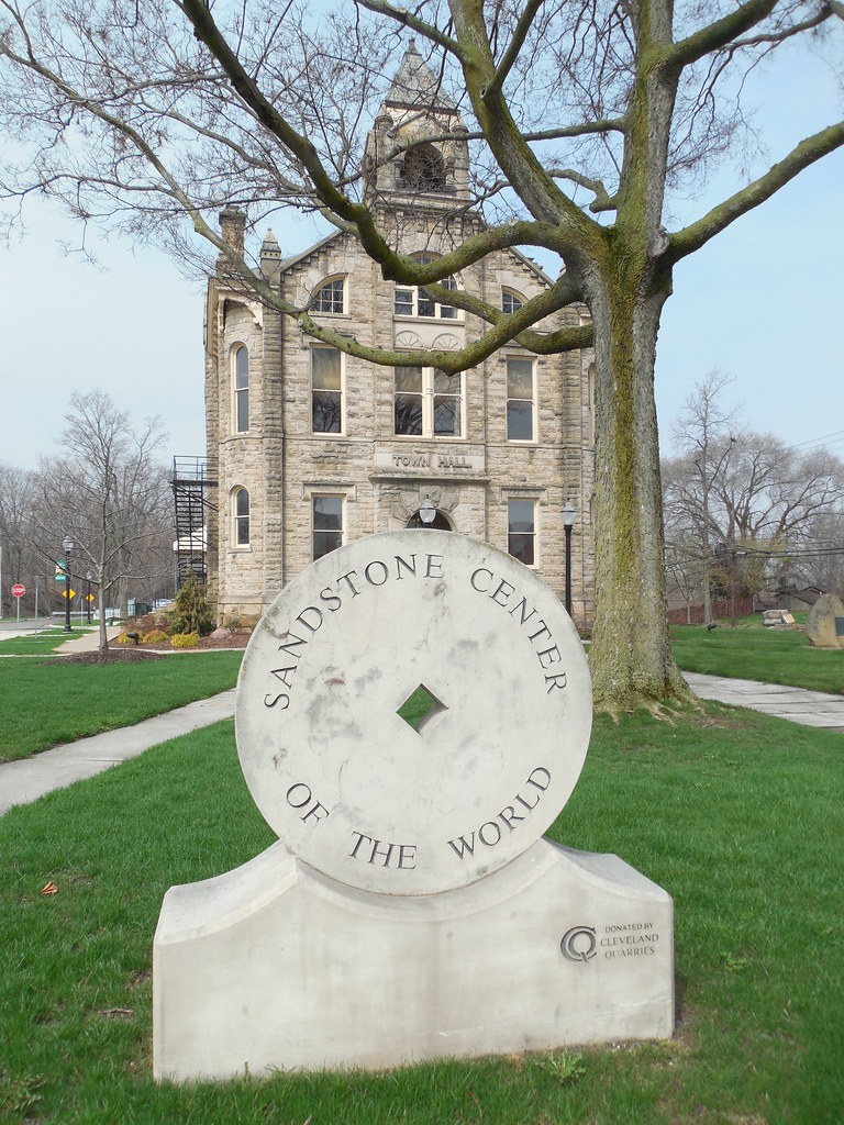 Sandstone Center of the World Monument Amherst, Ohio Jimmy Emerson