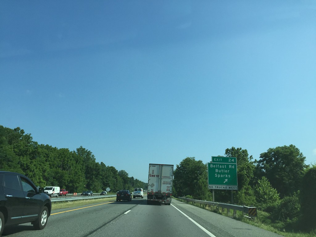 I83 Maryland Exit 24 northbound Exit 24, Belfast Road, of… Flickr