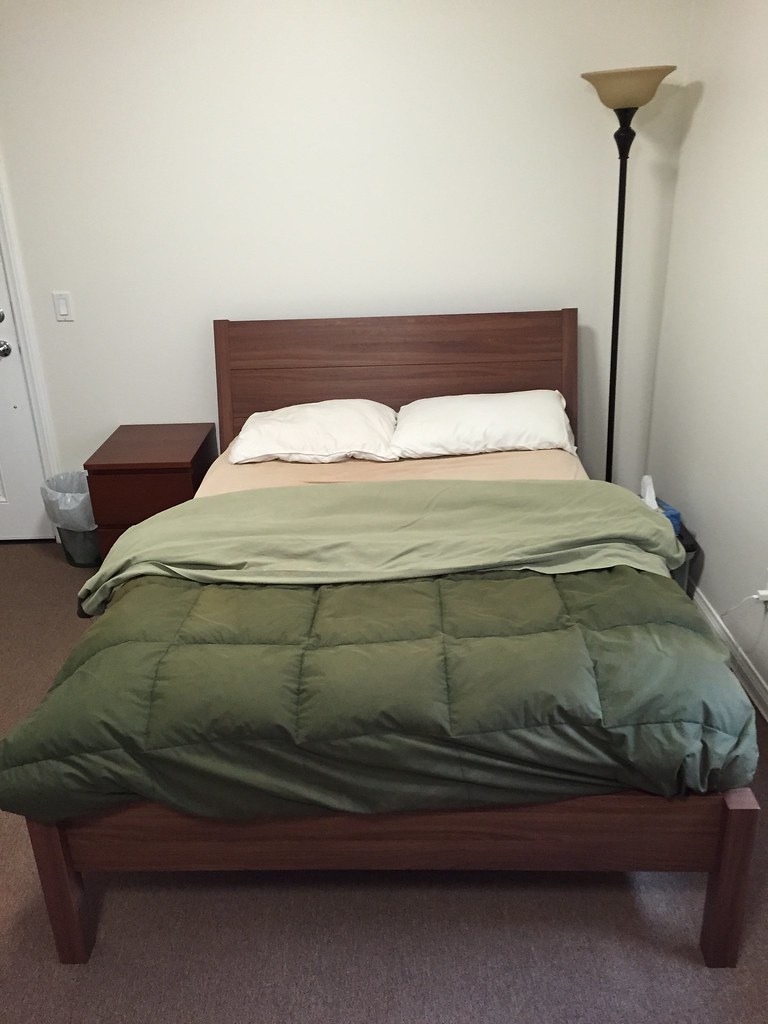 Ikea NYVOLL fullsize bed frame Very good condition bed fr… Flickr