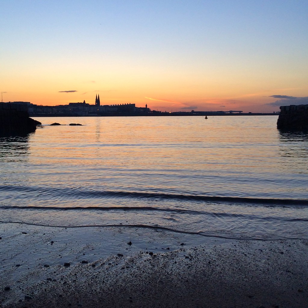 Dun Laoghaire from Sandycove Beach. Ian McColl Flickr