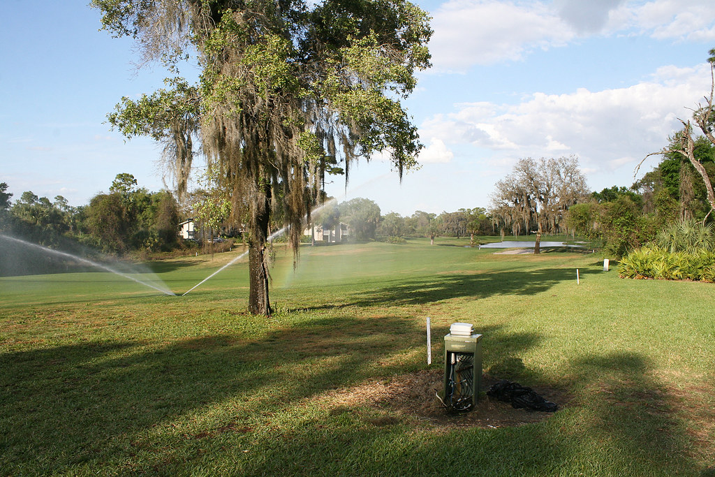 Sprinkler time on the Golf Course Grenelefe Haines City Fl… Flickr