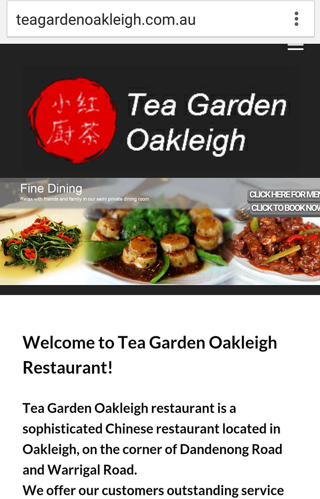 Fine dining on Tea Garden Oakleigh website Screenshot_20… Flickr