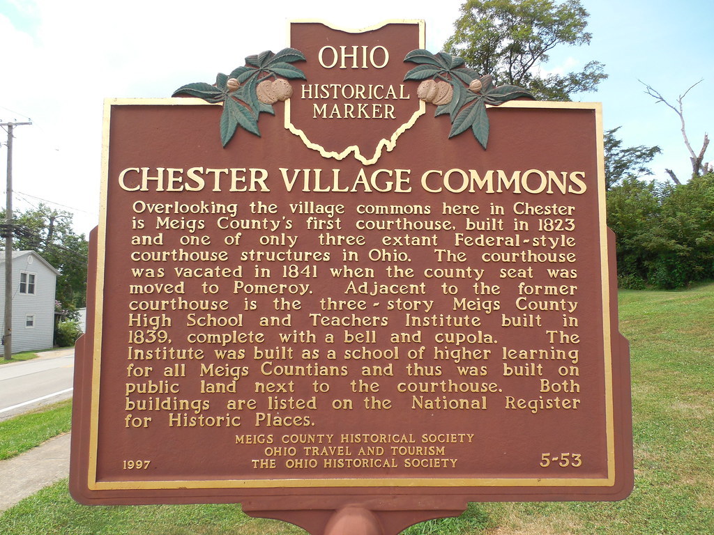 Chester Village Commons HIstoric Marker Chester, Ohio Jimmy Emerson, DVM Flickr