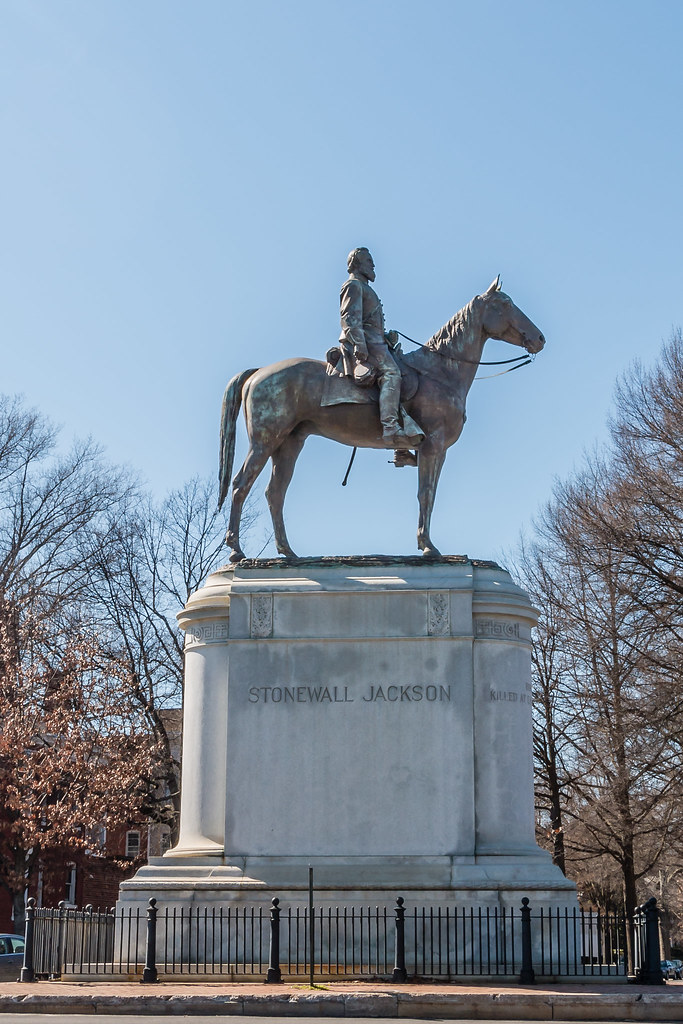 Stonewall Jackson Monument The Monument Avenue Richmond Vi… Flickr