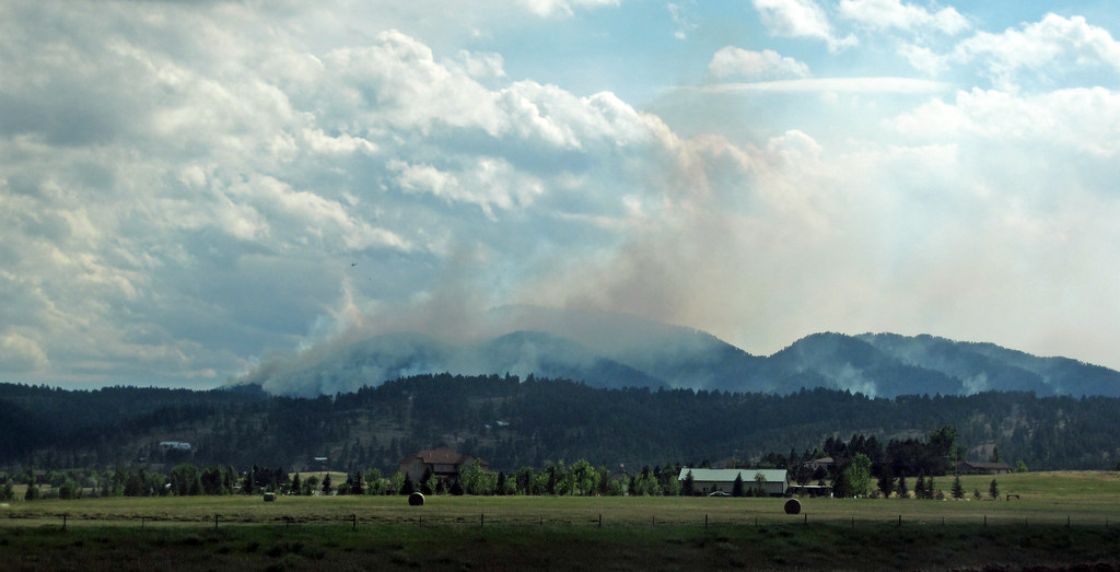 Crow Peak Fire (west of Spearfish, Black Hills, South Dakota, USA) 3