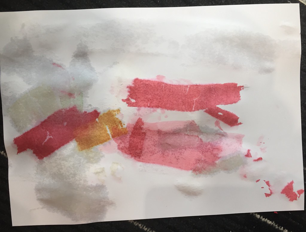 Crepe Paper Painting 090916 (33) At Storytime today we d… Flickr