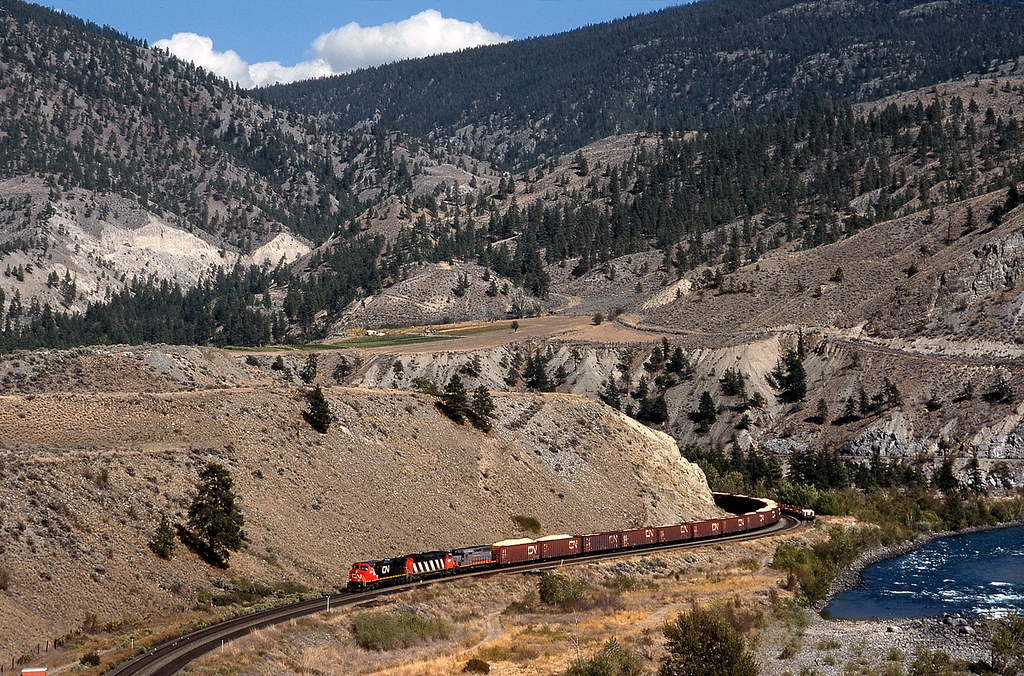 North of Spences Bridge BC. A westbound Canadian National … Flickr