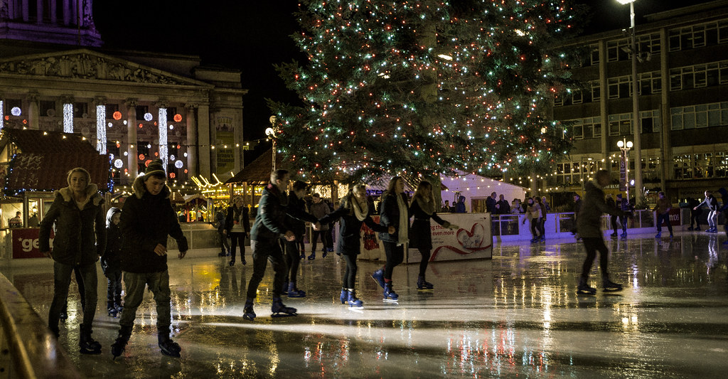 Ice skating in Nottingham City Centre 14122014 Flickr