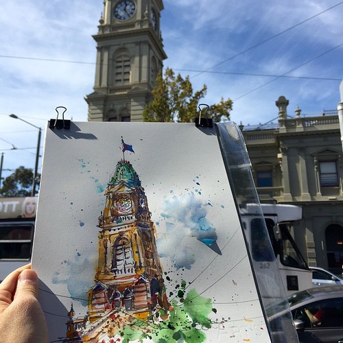 North Melbourne town hall Errol street, Melbourne. urba… Flickr