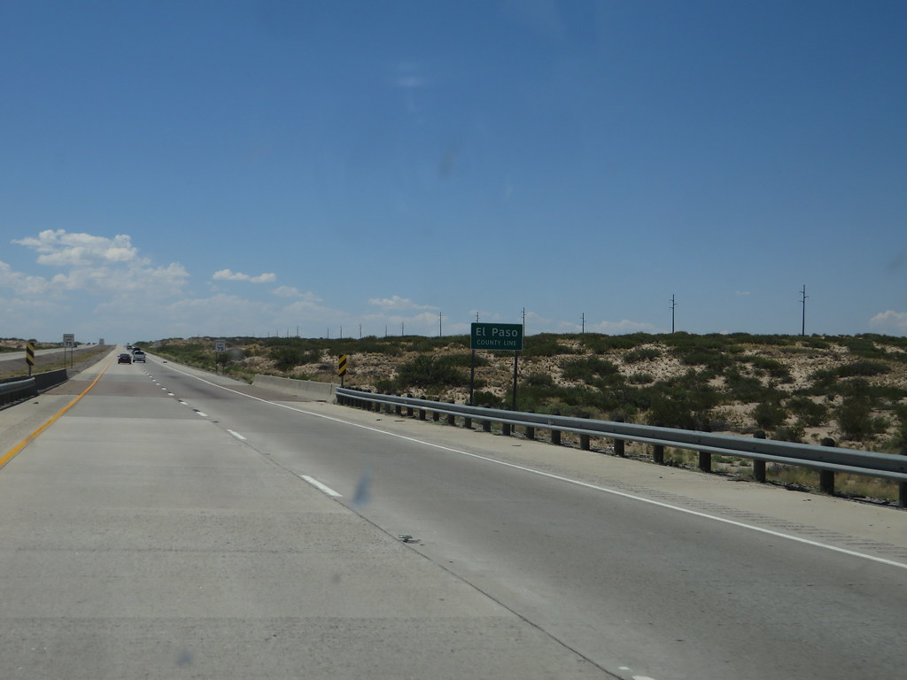 Entering El Paso County, Interstate 10, Texas El Paso Coun… Flickr