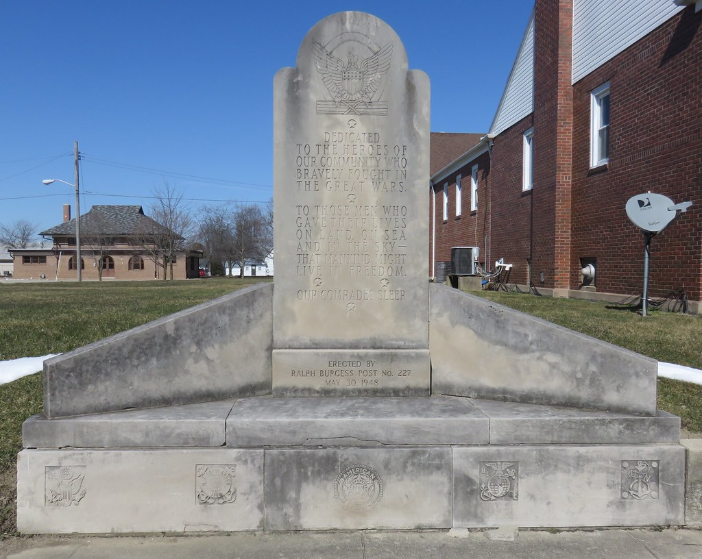 Jay County WWI and WWII Monument (Dunkirk, Indiana) Flickr