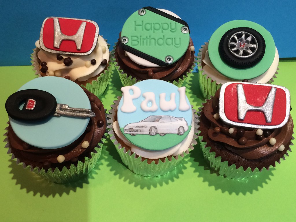 Honda Car Theme Cupcakes Kat Buchan Flickr