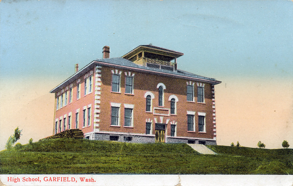 High School, circa 1908 Garfield, Washington a photo on Flickriver