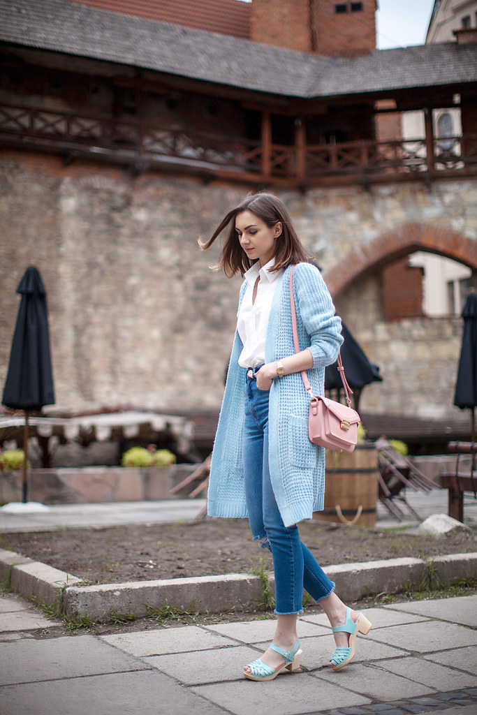 babybluecoatoutfitideasstreetstyle Nika Huk Flickr