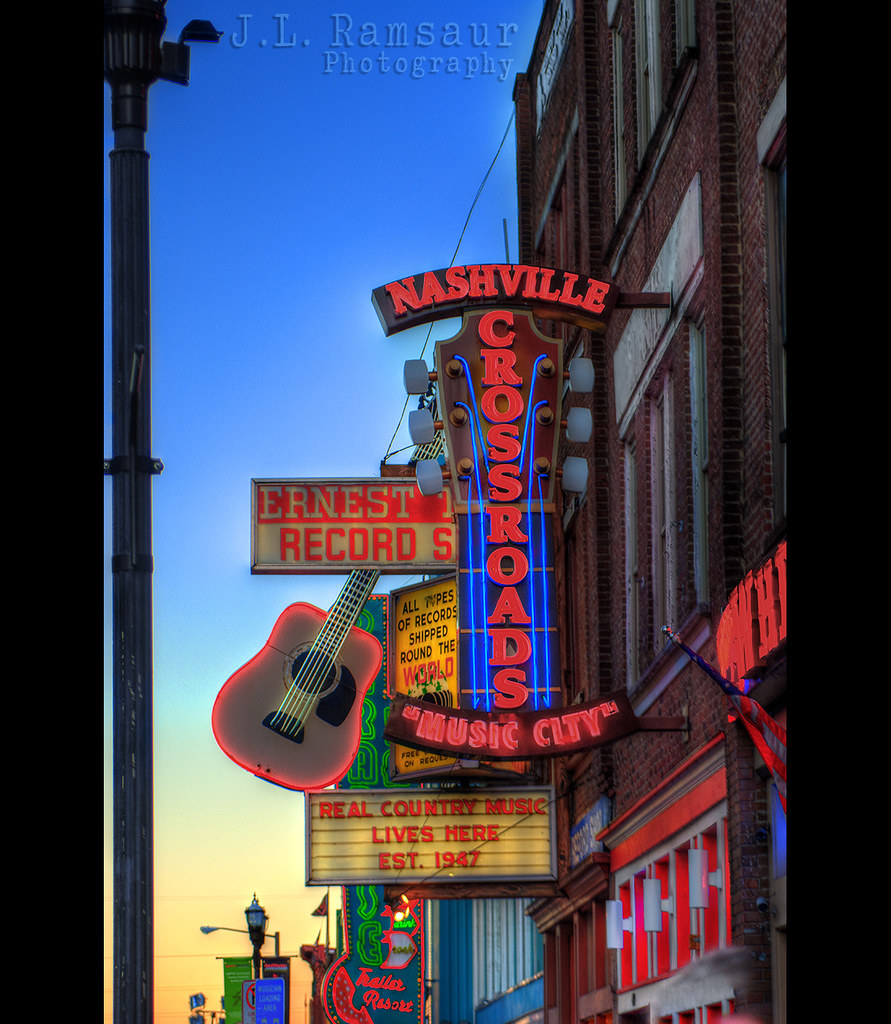 Broadway Street Signage Nashville Walking down Broadway … Flickr