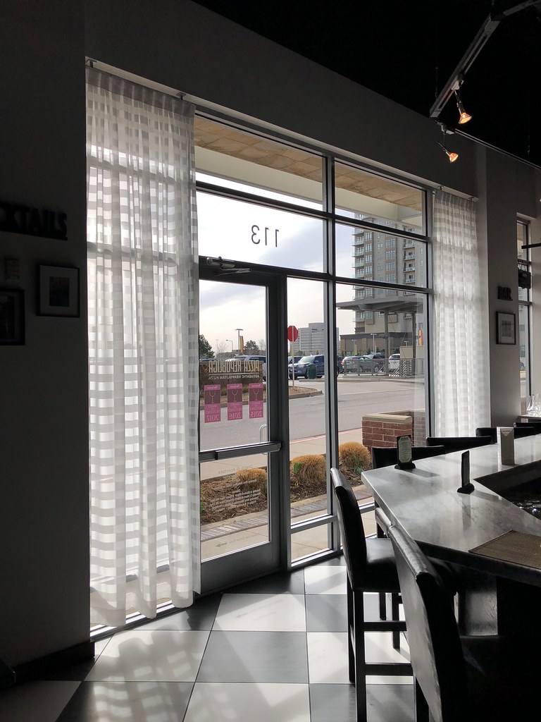 Pizza Republica curtains Sara Upholstery Flickr