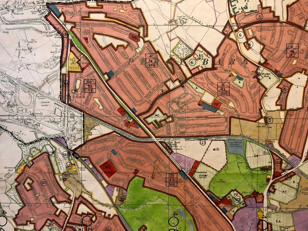Great Barr Birmingham Map City Of Birmingham Land Use Map, Hamstead And Great Barr, … | Flickr