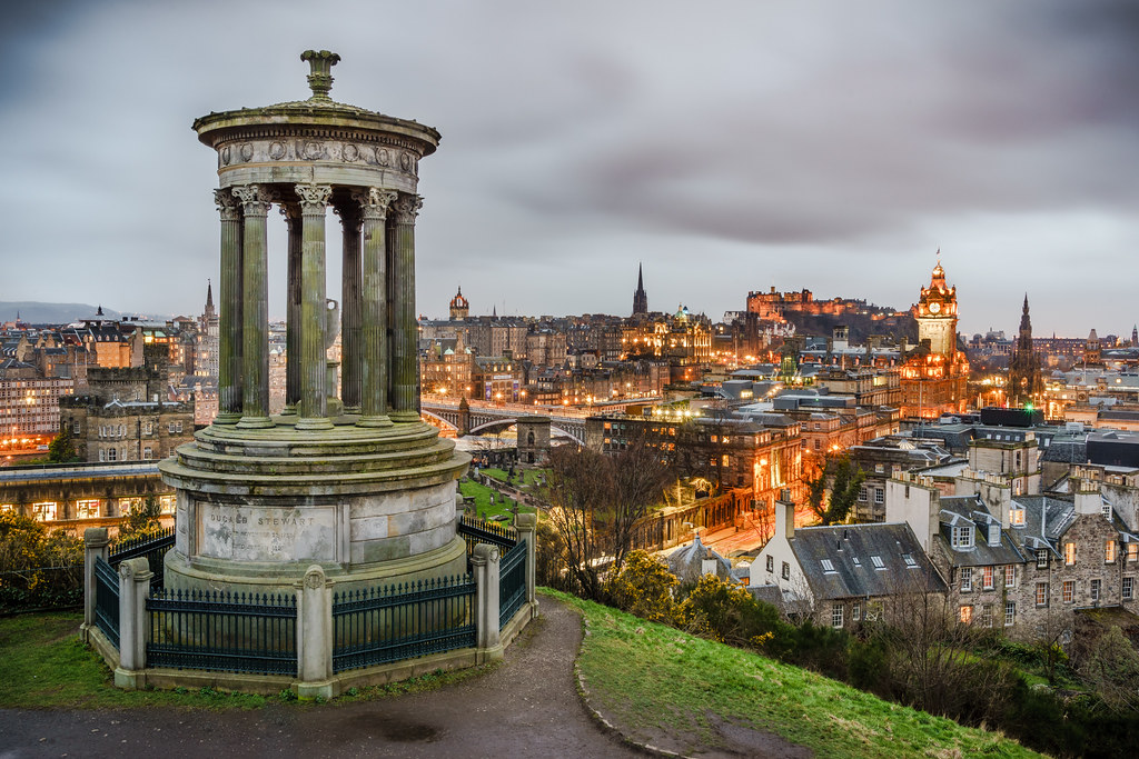 View of Edinburgh from Calton Hill, Scotland, United Kingd… Flickr