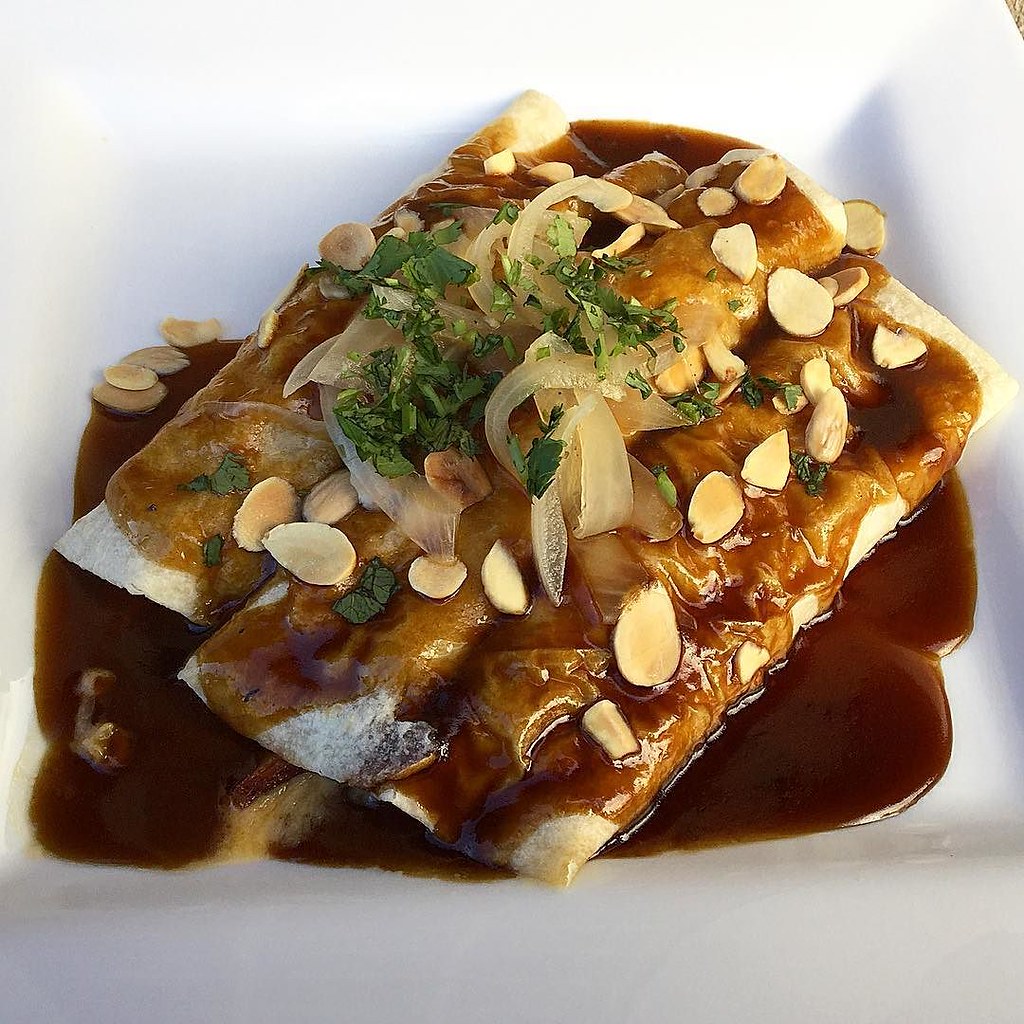 Pork belly enchiladas crestonbrewery eatgr pork porkbe… Flickr