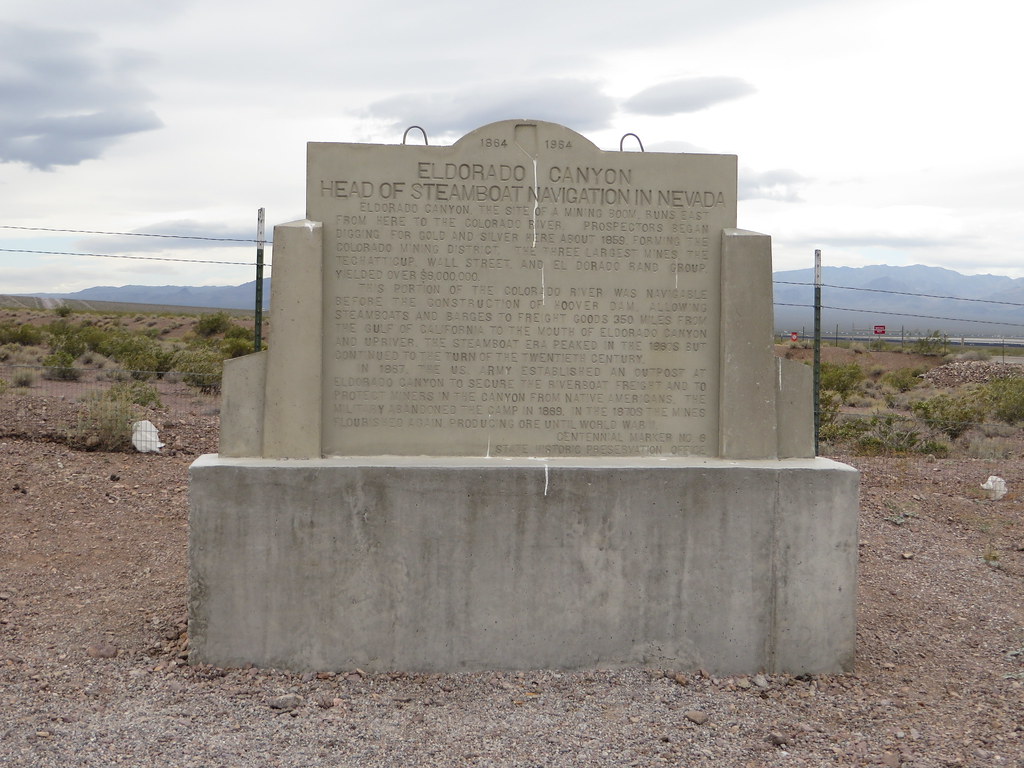 Eldorado Canyon, Nevada Historical Marker No. 6, Near Nels… Flickr