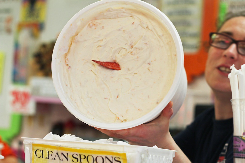 Lobster Ice Cream!? at Ben & Bill's Chocolate Emporium! Kimberly C
