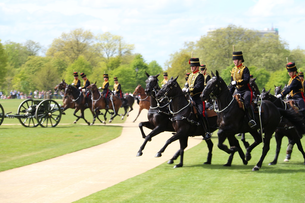 41 Gun Salute, Hyde Park 4th May 2015 for the birth of P… Flickr