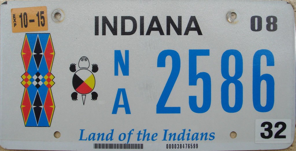 Miami Nation Indiana Special Flat License Plate a photo on Flickriver