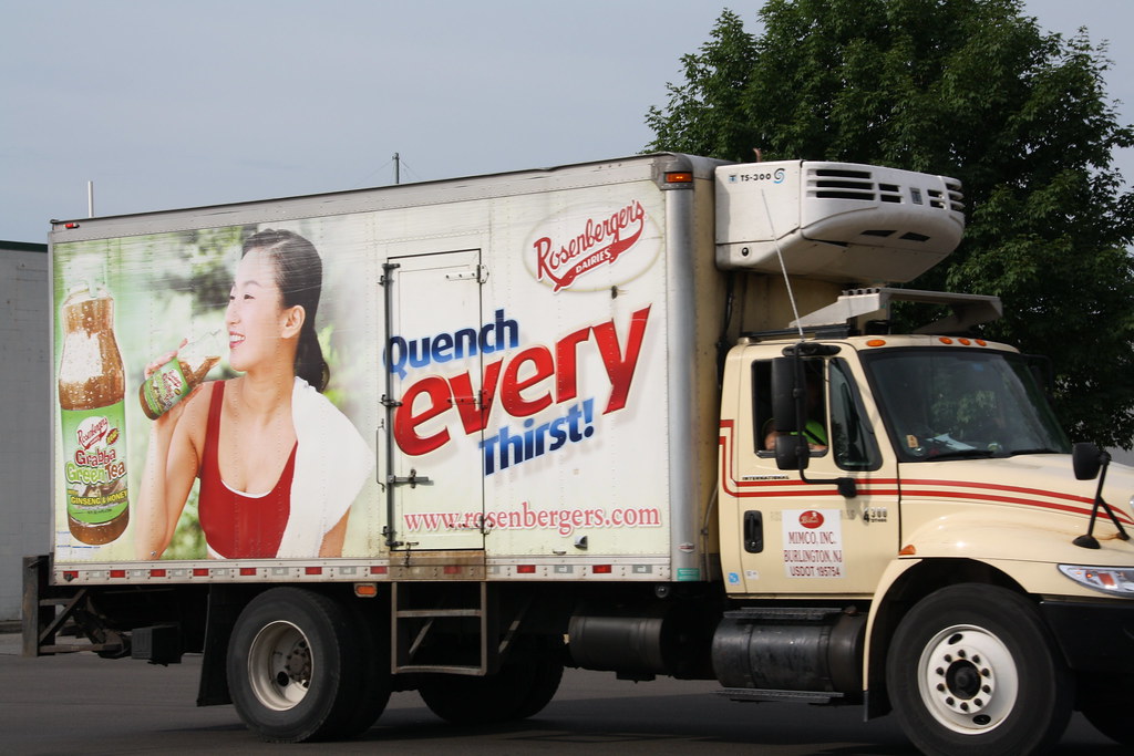 Rosenberger's Dairy truck Towanda, Pennsylvania 2016. Flickr