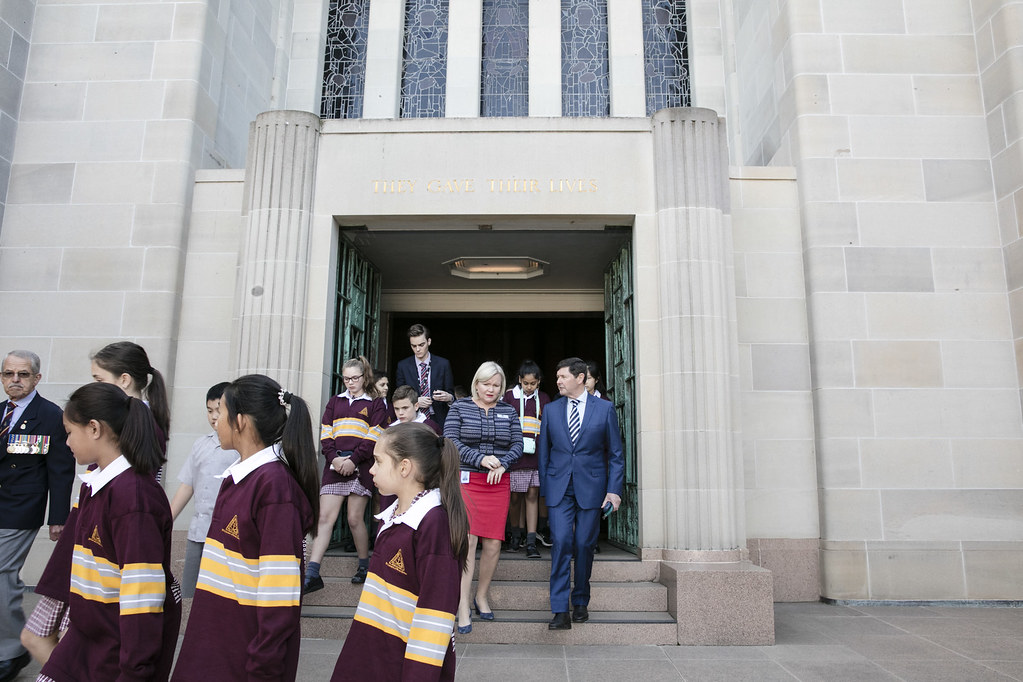 School Wreathlaying Ceremony St Clement of Rome School, Year 6