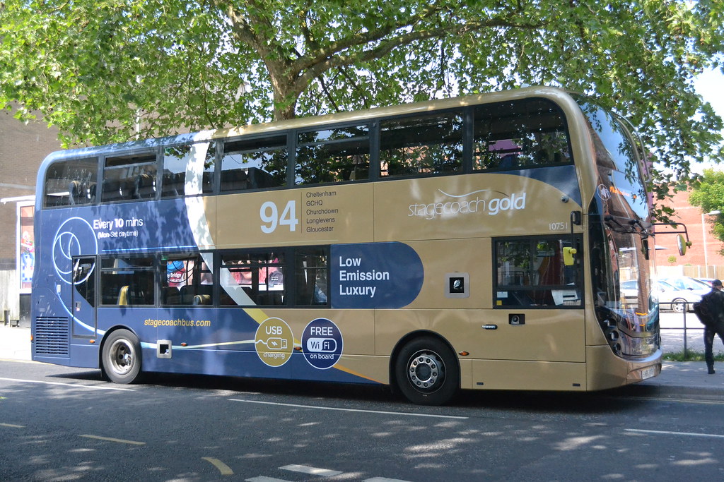 SN66VXV Stagecoach 10751 (SN66VXV) outside Gloucester Bus … Flickr