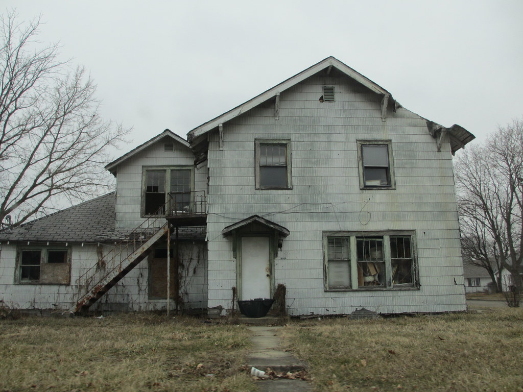 Abandoned house, North Madison Avenue, Anderson, Indiana Flickr