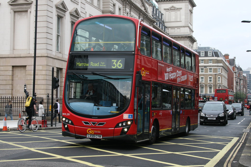 36 to Harrow Road, Elgin Avenue London Central WVL281 (LX5… Flickr