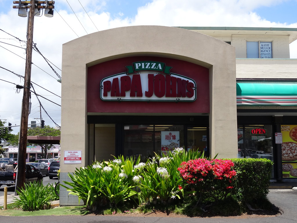 Papa John's Pizza store front HONOLULU, HI APRIL 18 Pap… Flickr