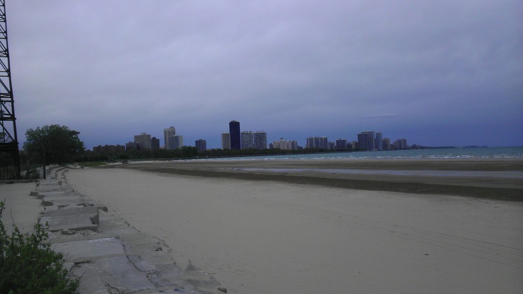 Cold spring day. Montrose Beach, Chicago. May 20, 2015. Flickr