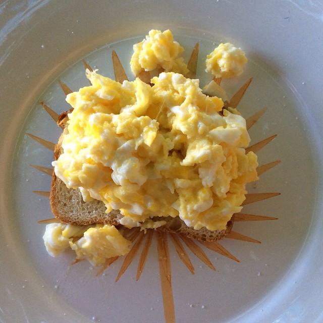 Perfect scrambled farm eggs judywitts Flickr
