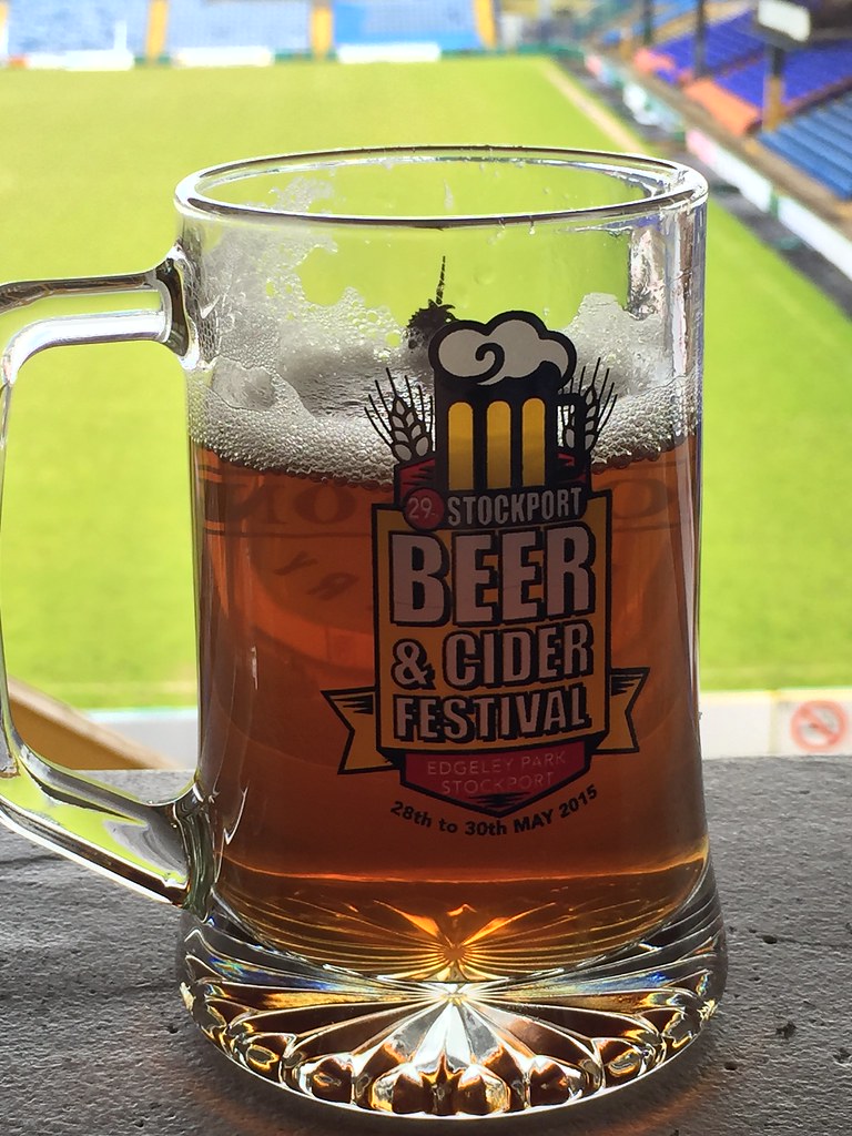 Stockport Beer & Cider Festival Drinking ale in full view … Flickr