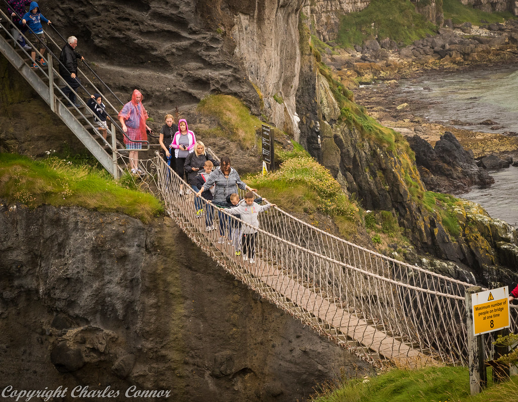Carrickarede Rope Bridge Carrick a Rede rope bridge is a… Flickr
