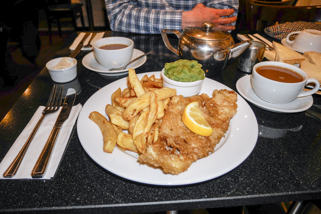 York Drakes Fish and Chip Shop and Restaurant. Battered