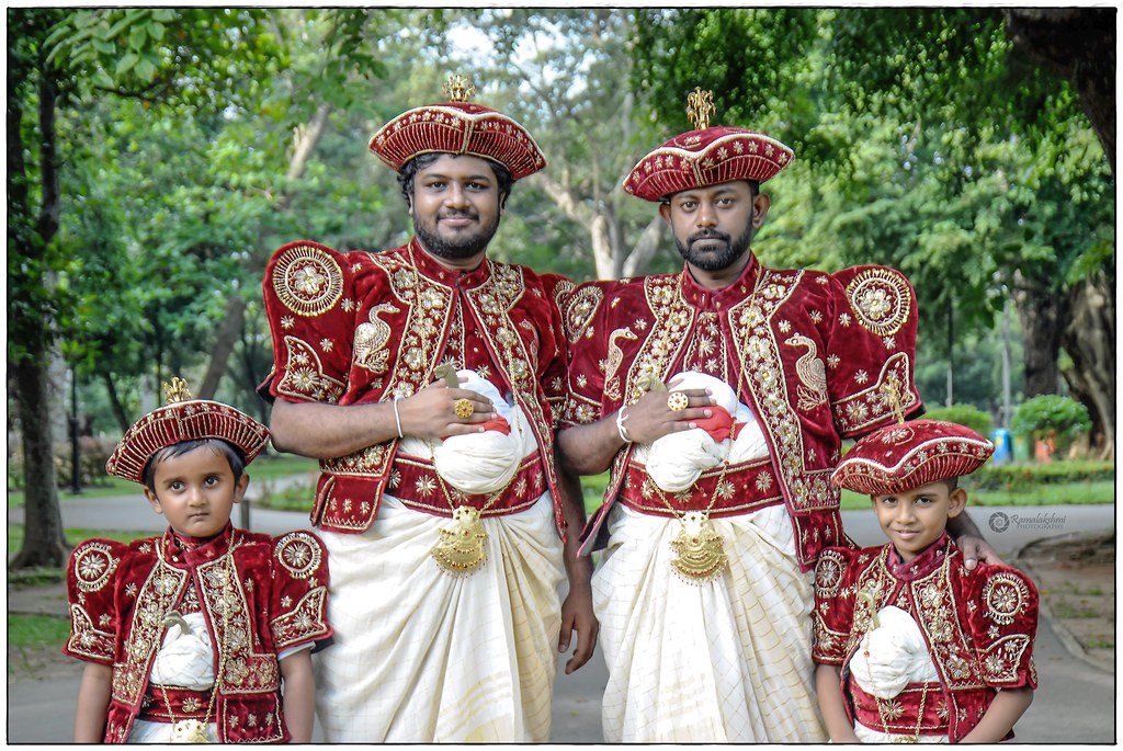 Bridegroommen in traditional attire of Sri lanka Ramalakshmi Rajan