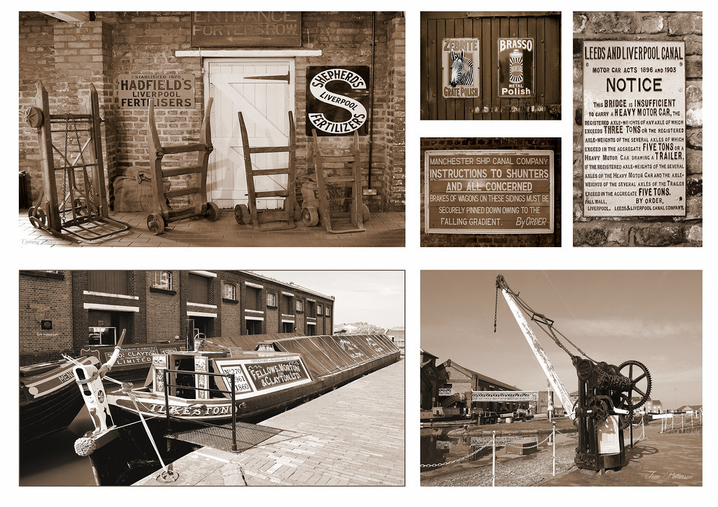 OLD TIMES... At Ellesmere Port Boat Museum. tommypatto IMAGINE