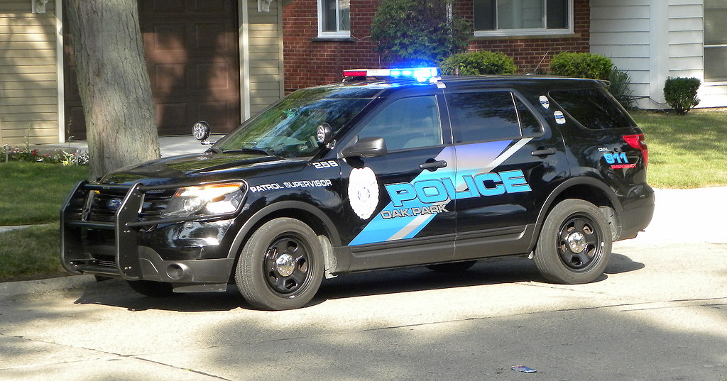 Oak Park, MI, Police Car 258 Russ Hill Flickr