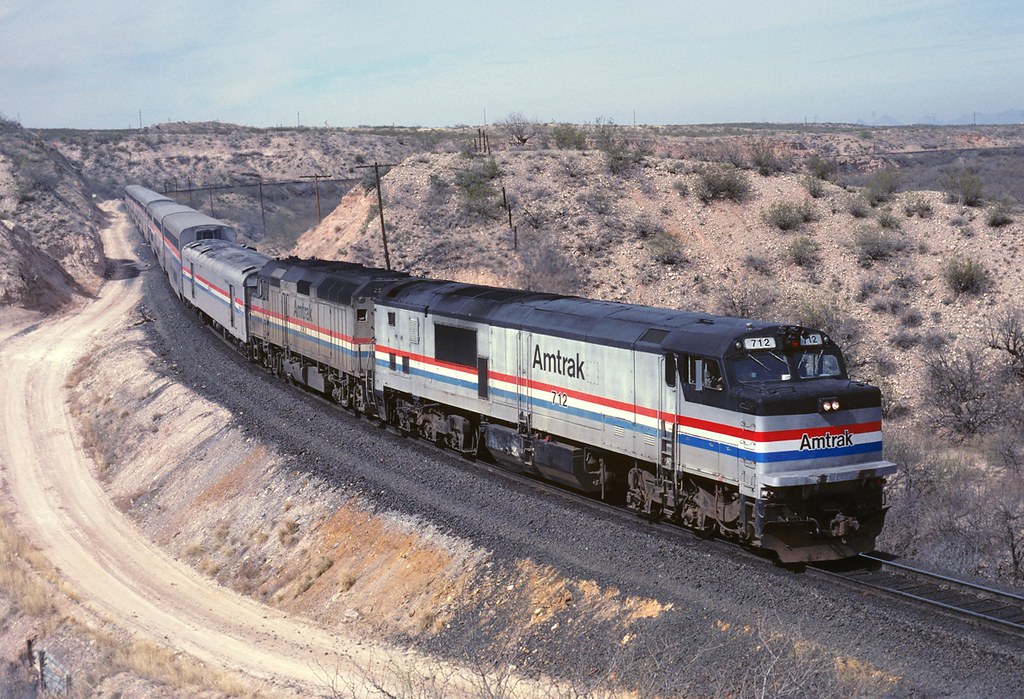 Amtrak 712 282 EB Sunset Ltd Train 2 Pantano AZ Amtrak Tra… Flickr